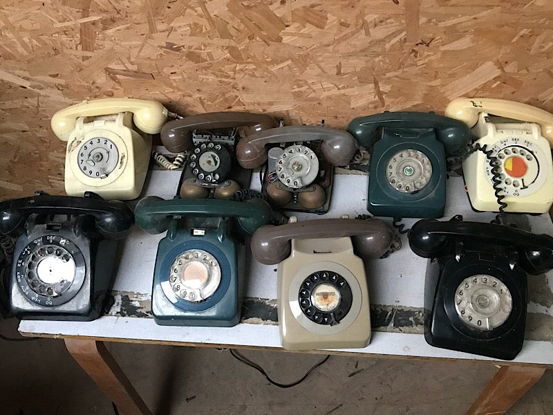 9 vintage GPO 746 706 1970s home telephone dial