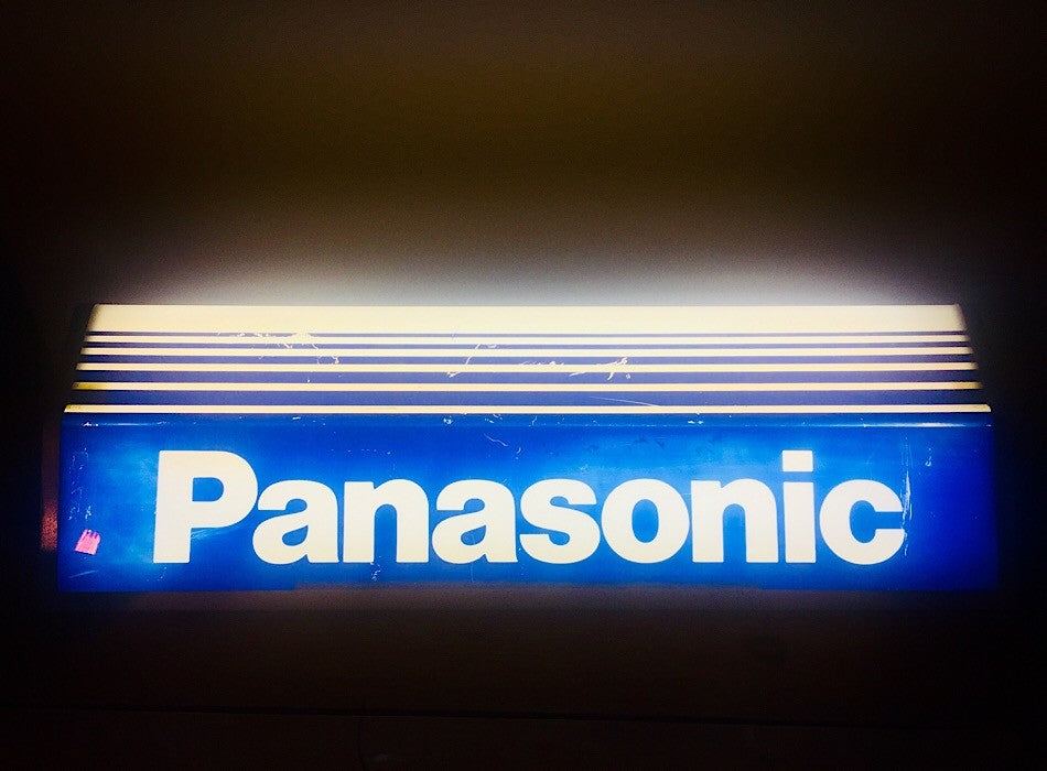 Advertising Panasonic shop display