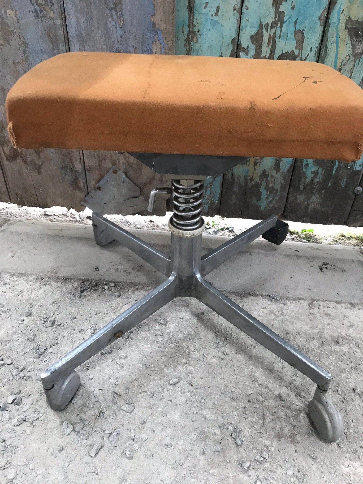 Vintage Evertaut chair style Industrial Workshop office dental doctors inspection stool chair