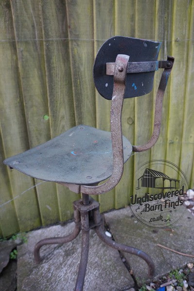 Vintage TanSad Industrial Workshop Chair